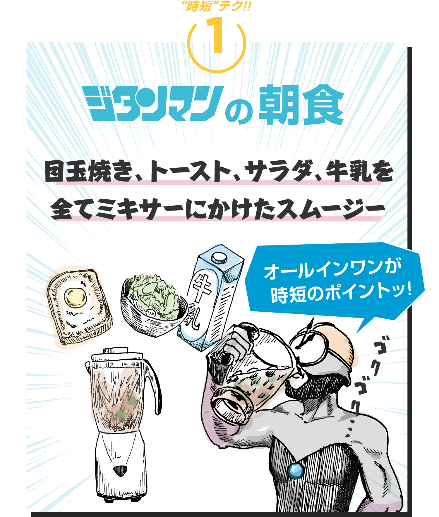 ジタンマンの朝食